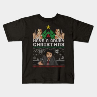 Its Not Christmas Until Hans Gruber Falls From Nakatomi Plaza Kids T-Shirt